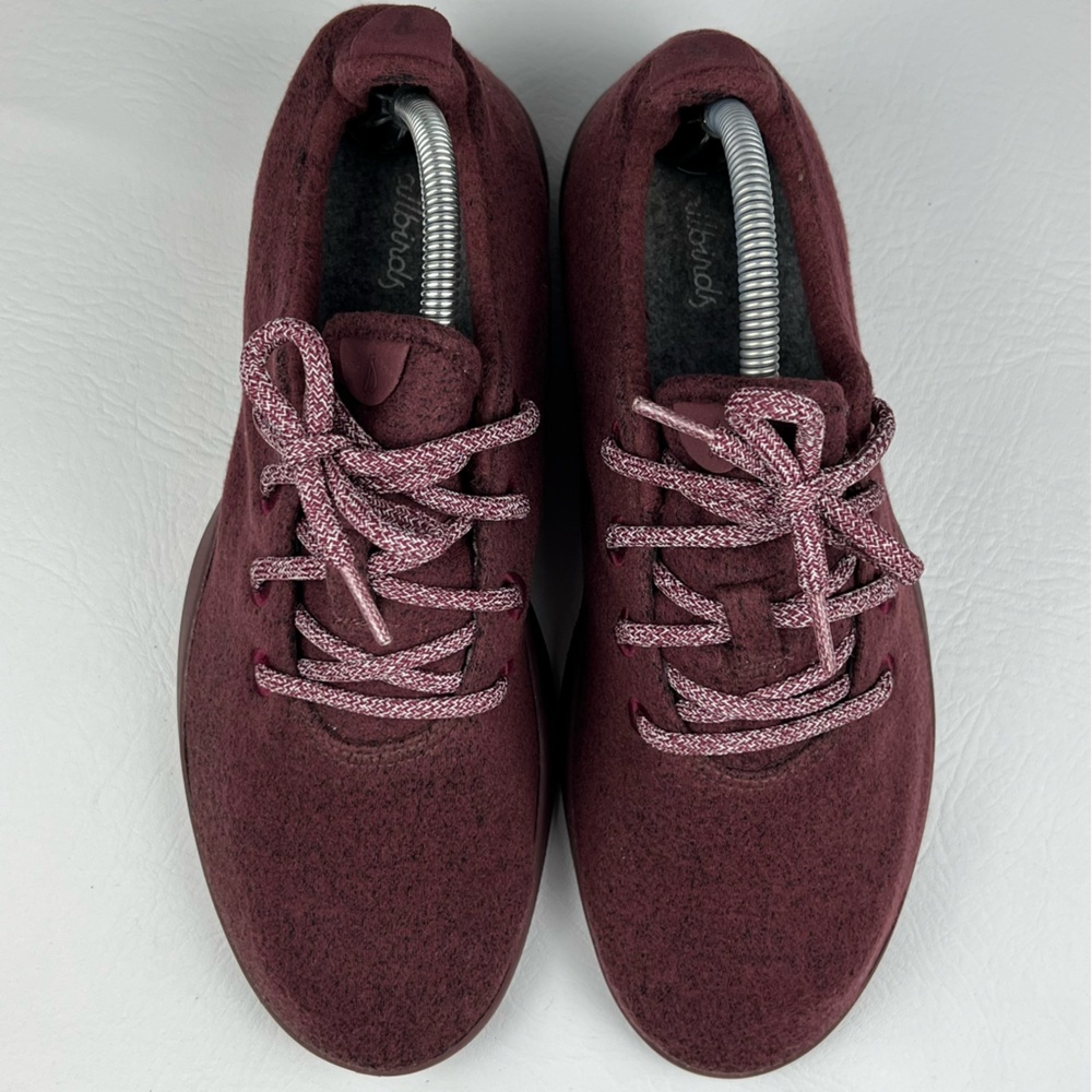 527 Allbirds Wool runners Merino Wool Sneakers maroon men’s 10